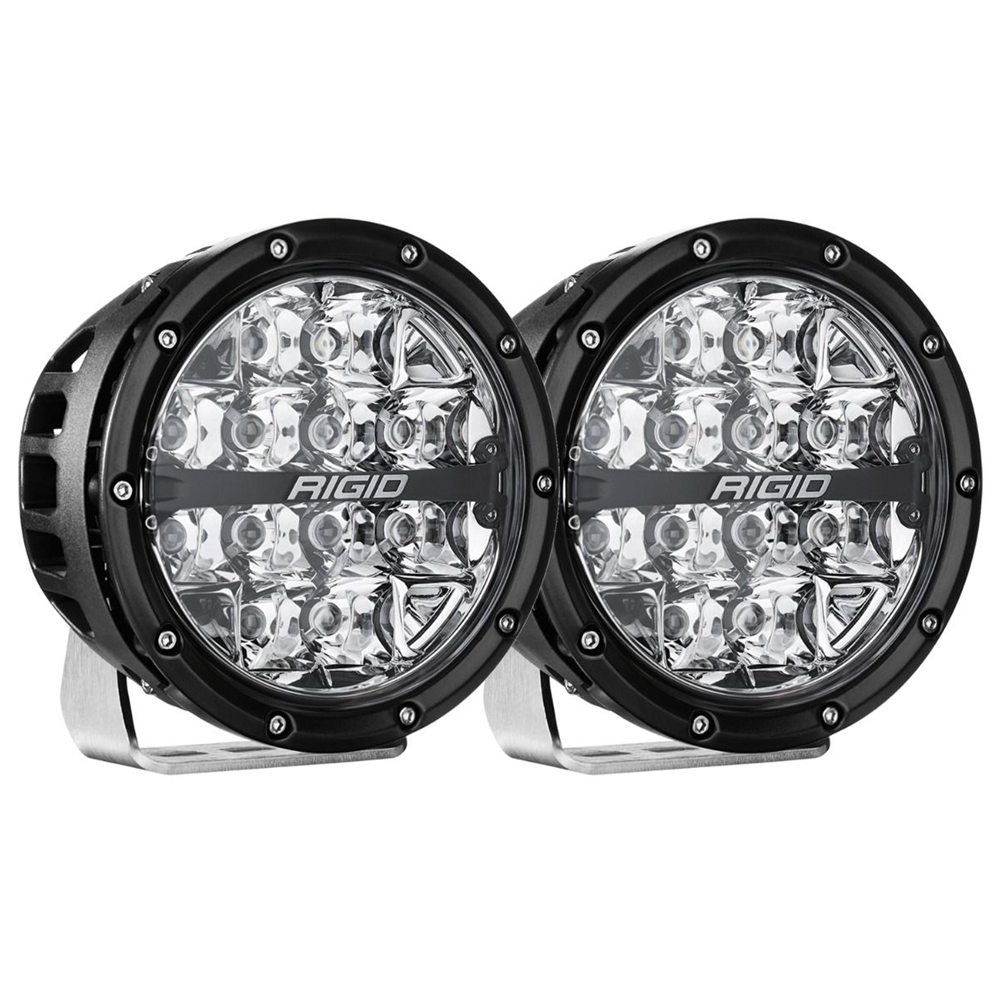 360 Series 6 Inch Off Road Lamp Spot Beam RGBW Backlight Single Rigid Industries