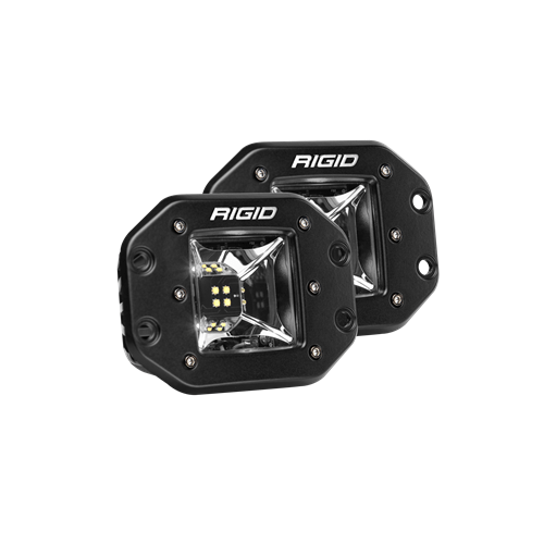 Rigid Industries Scene White Backlight Flush Mount Pair Radiance RIGID Industries