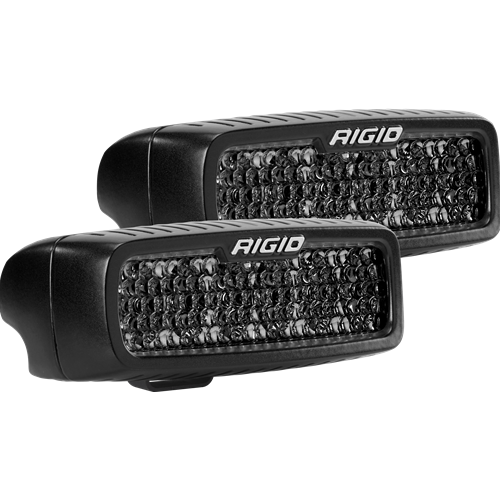 Rigid Industries Spot Diffused Midnight Surface Mount Pair SR-Q Pro RIGID Industries