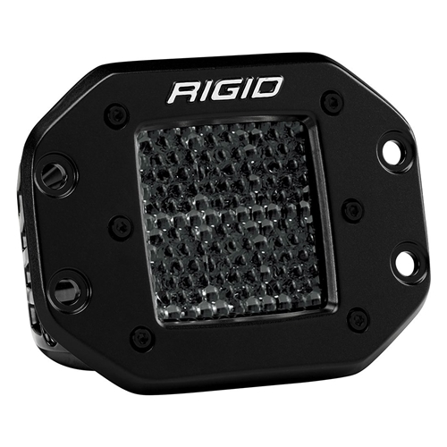 Rigid Industries Spot Diffused Midnight Flush Mount Pair D-Series Pro RIGID Industries