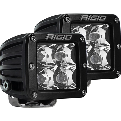 Rigid Industries Spot Surface Mount Amber Pair D-Series Pro RIGID Industries