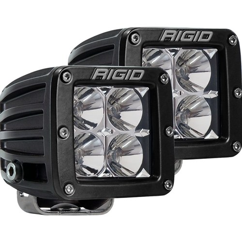 Rigid Industries Flood Surface Mount Amber Pair D-Series Pro RIGID Industries