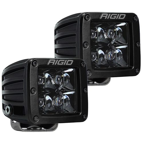 Rigid Industries Spot Surface Mount Midnight Pair D-Series Pro RIGID Industries