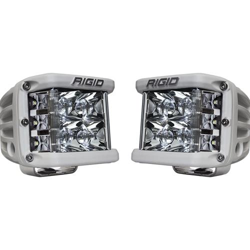 Rigid Industries Spot Surface Mount White Housing Pair D-SS Pro RIGID Industries