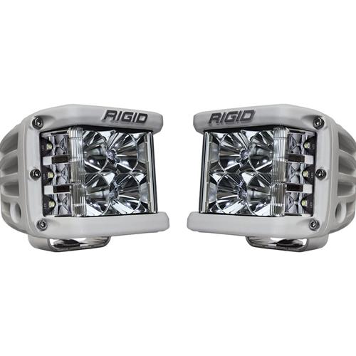 Rigid Industries Flood Surface Mount White Housing Pair D-SS Pro RIGID Industries