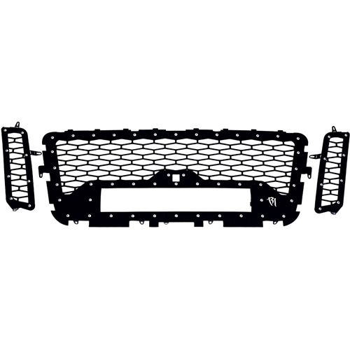 Rigid Industries 16-17 Nissan Titan Grille with Camera Fits One 20 Inch E-Series Pro RIGID Industries