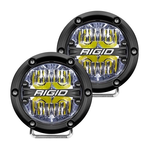 Rigid Industries 360-Series 4 Inch Led  Off-Road  Drive Beam White Backlight Pair RIGID Industries