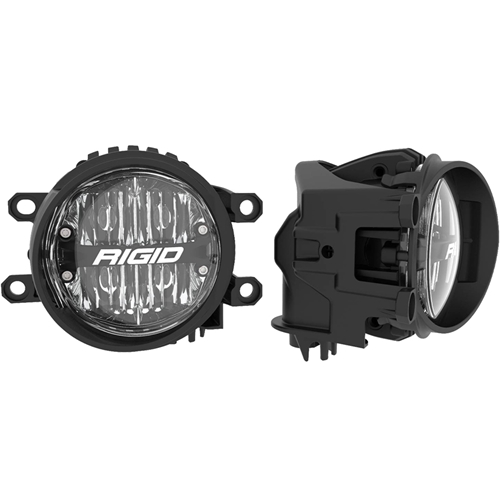 Rigid Industries Toyota Fog Mount Kit For 10-21 Tundra,  14-24 4Runner, 14-23 Tacoma With 1 Set 360-Series 4.0 Inch SAE White Lights RIGID Industries