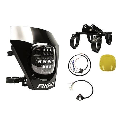 Rigid Industries RIGID Adapt XE Extreme Enduro Complete Ready To Ride LED Moto Kit Black