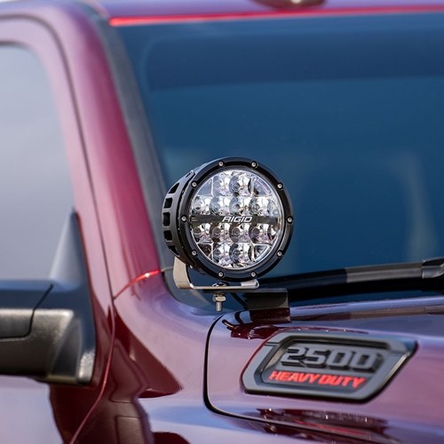 Rigid Industries 2019-Present Dodge RAM 2500/3500 A-Pillar 6 Inch 360-Series LED Light Kit RIGID Industries