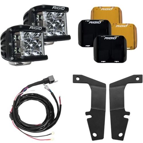 Rigid Industries 2010-2023 Toyota 4Runner A-Pillar Light Kit, Includes D-SS Flood RIGID Industries