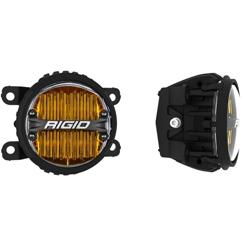 Rigid Industries Subaru Fog Kit For 12-20 Subaru BRZ / WRX STI With 1 Set 360-Series 4.0 Inch SAE Yellow Lights RIGID Industries