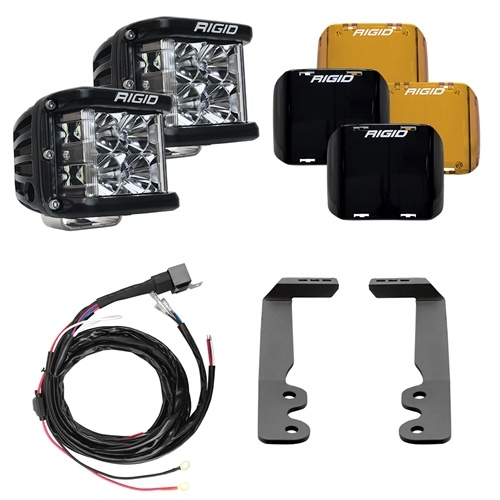 Rigid Industries 2022  Toyota Tundra D-SS Series A-Pillar Lighting Kit RIGID Industries