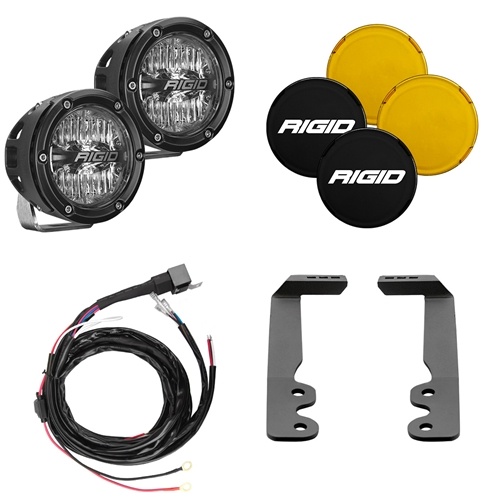 Rigid Industries 2022  Toyota Tundra 4 Inch 360-Series A-Pillar Lighting Kit RIGID Industries