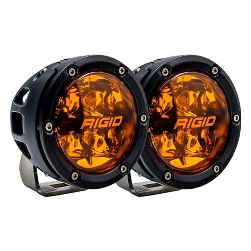360-Series 4 Inch Spot with Amber PRO Lens Pair Rigid Industries