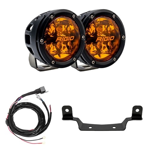 Polaris Razor 360-Series Amber PRO Grille Light Kit Rigid Industries