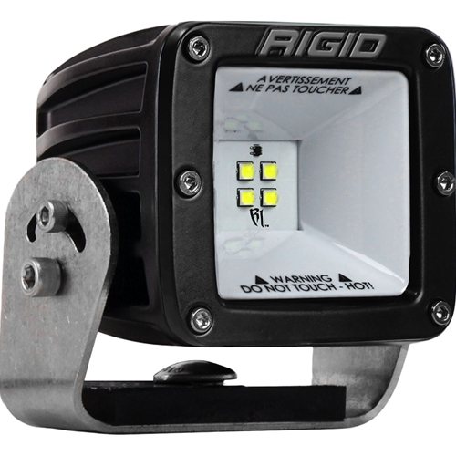 Rigid Industries Single 2x2 115 Degree DC Power Scene Light Black Housing RIGID Industries - Open Box