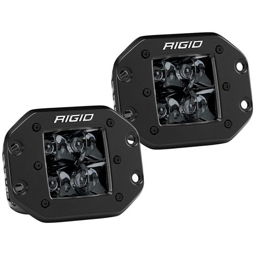 Rigid Industries Pair Spot Flush Mount Midnight D-Series Pro RIGID Industries - Open Box
