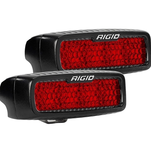 Rigid Industries Pair Diffused Rear Facing High/Low Surface Mount Red SR-Q Pro RIGID Industries - Open Box