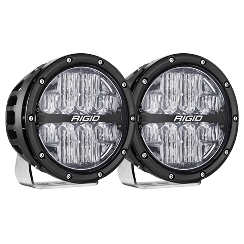 360-Series 6 Inch Off-Road Lamp Drive Beam RGBW Backlight Set of 2 Rigid Industries