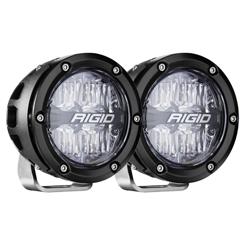 360-Series 4 Inch Off-Road Lamp Drive Beam RGBW Backlight Set of 2 Rigid Industries