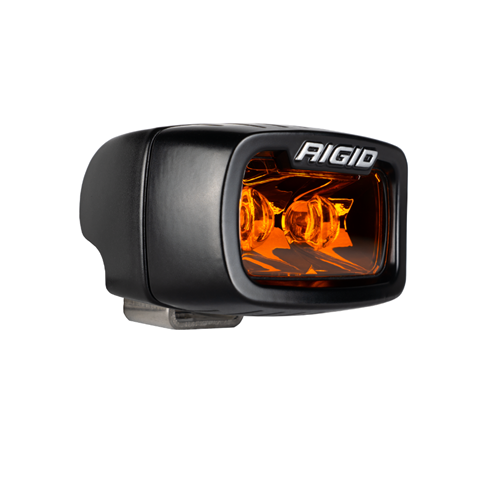 LED Light Pods SR-M AmberPRO Single Surface Mount Brackets  Hardware Wire Harness & Switch Black Cover Rigid Industries