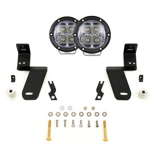 Rigid Industries Chevy/GMC HD 20-27 360-Series Spot A-Pillar Kit RIGID Industries
