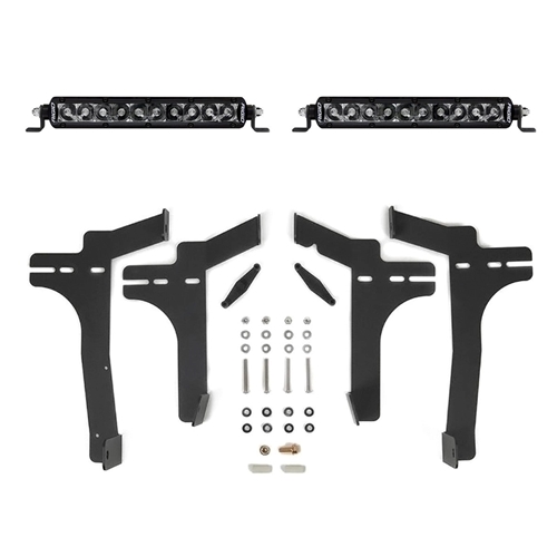 Rigid Industries Toyota Tacoma (24-Present) SR-Series 10 Inch Spot Midnight Behind the Grille Kit RIGID Industries