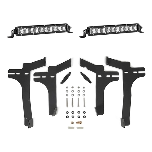 Rigid Industries Toyota Tacoma (24-Present) SR-Series 10 Inch Spot/Flood Behind the Grille Kit RIGID Industries