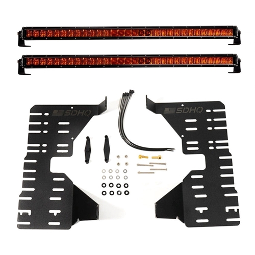 Rigid Industries Toyota Tundra/Sequoia 22-26 SR-Series 30 Inch Amber PRO Behind the Grille Kit RIGID Industries