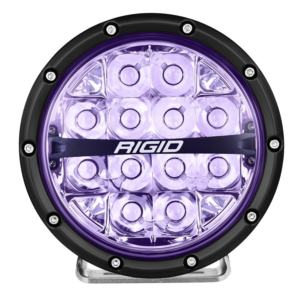 360-Series 6 Inch Off-Road Lamp Spot Beam RGBW Backlight