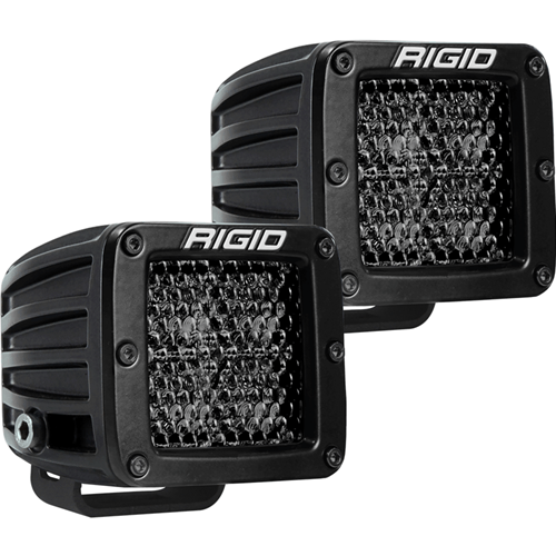Rigid Industries Spot Diffused Midnight Surface Mount Pair D